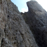 Carlo Donde sullo spigolo Maria (Pordoi) Carlo Donde sullo spigolo Maria (Pordoi)