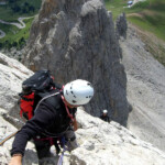 Francesco sulla III Torre del Sella Francesco sulla III Torre del Sella