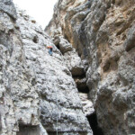 Carlo Dondero sullo spigolo Maria (Pordoi) Carlo Dondero sullo spigolo Maria (Pordoi)